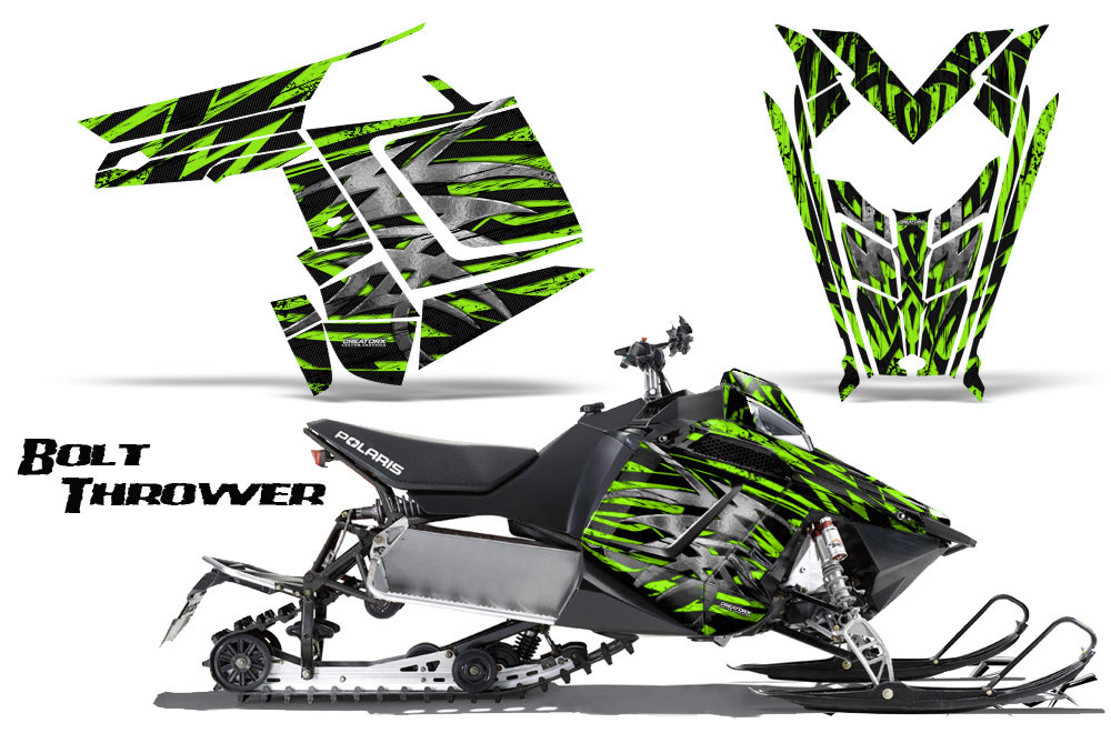 Polaris Rush Graphics Kit Bolt Thrower Green